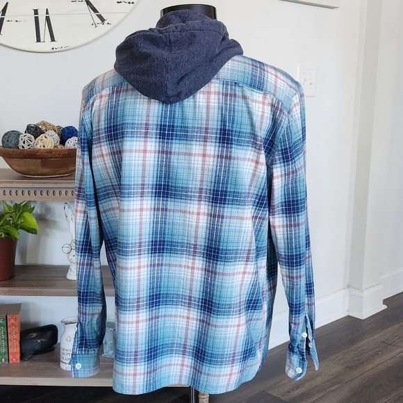 Aeropostle Mens Flannel Hoodie, Size Large, Pre-owned excellent condition - Picture 10 of 16